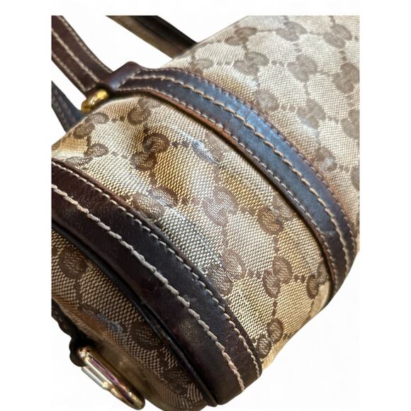 Gucci Crystal “Project” Monogram Duchessa Small Boston Bag - Picture 10 of 15